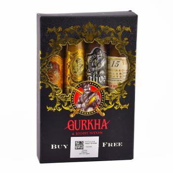 Набор сигар Gurkha Robusto (4 шт)