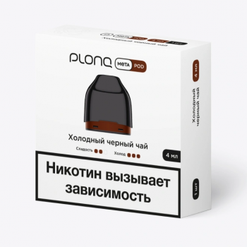 Сменный картридж Plonq Meta Холодный Чёрный Чай (1 шт)