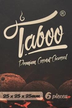 Уголь для кальяна Taboo (6 куб)