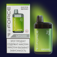 Одноразовый испаритель FORCE GR Кислое Яблоко