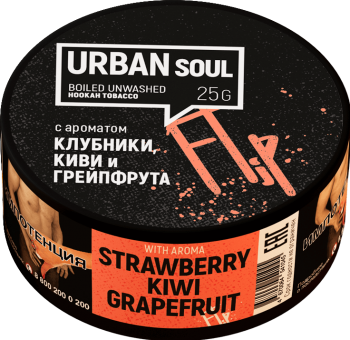 Табак для кальяна URBAN Клубника Киви Грейпфрут (25 г)