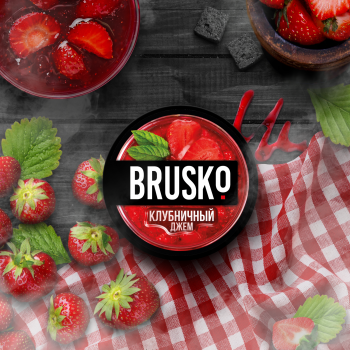 Кальянная смесь Brusko Клубничный Джем (50 г)