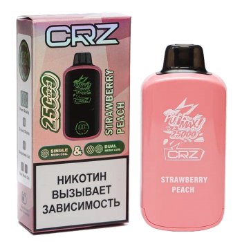 Одноразовый испаритель CRAZYVAPE Клубника Персик