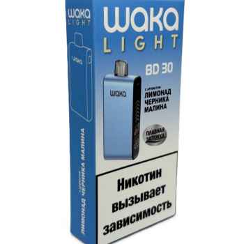 Одноразовый испаритель WAKA Light DM Лимонад Черника Малина