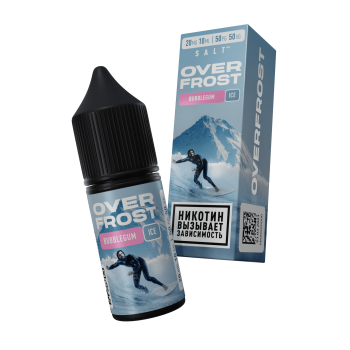 Жидкость OVERFROST SALT Bubblegum ICE (20 мг/30 мл)