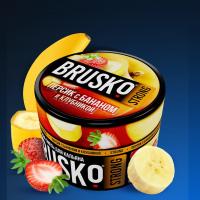 Кальянная смесь Brusko Персик Банан Клубника (50 г)