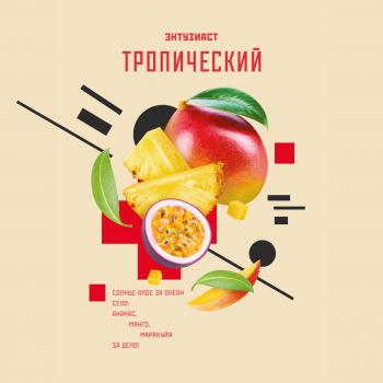 Табак для кальяна Энтузиаст Тропический (25 г)