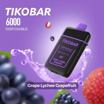 Одноразовый испаритель TIKOBAR Виноград Личи Грейпфрут