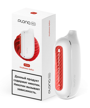 Одноразовый испаритель Plonq Max Клубника Арбуз