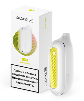 Одноразовый испаритель Plonq Max Банан Гуава