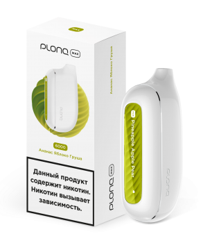 Одноразовый испаритель Plonq Max Ананас Яблоко Груша