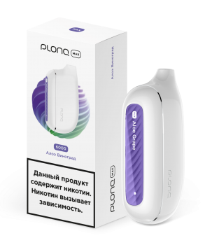 Одноразовый испаритель Plonq Max Алоэ Виноград