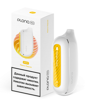 Одноразовый испаритель Plonq Max Манго Персик