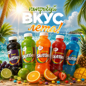 Напиток Skittles Лайм (414 мл)