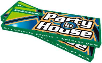 Бумага сигаретная Party In House Green (50 шт)