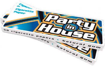 Бумага сигаретная Party In House White (50 шт)