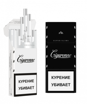 Сигареты Cigaronne White Super Slims