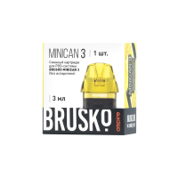 Сменный картридж Brusko Minican 3 желтый (1 шт)