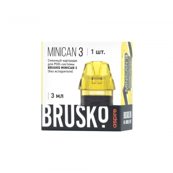 Сменный картридж Brusko Minican 3 желтый (1 шт)