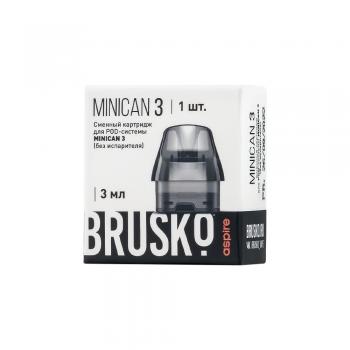 Сменный картридж Brusko Minican 3 серый (1 шт)