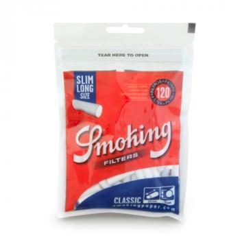 Фильтры для самокруток Smoking Slim Long (6 мм/120 шт)