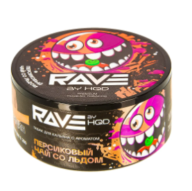 Табак для кальяна Rave by HQD Персиковый Чай Лед (25 г)