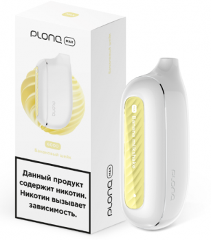 Одноразовый испаритель Plonq Max Банановый Шейк