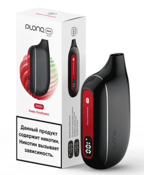 Одноразовый испаритель Plonq Max Smart Клубника Киви