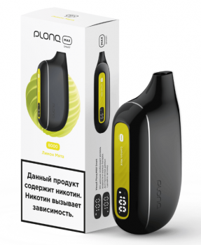 Одноразовый испаритель Plonq Max Smart Лимон Мята