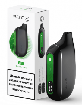 Одноразовый испаритель Plonq Max Smart Сладкая Мята