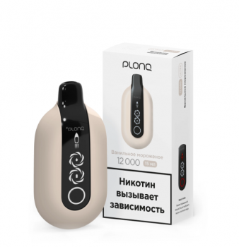 Одноразовый испаритель Plonq Ultra Ванильное Мороженое
