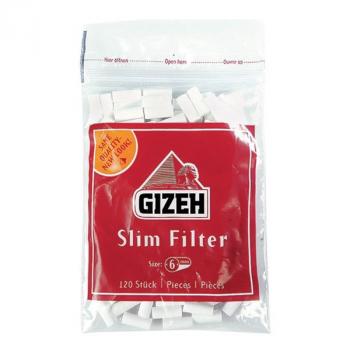 Фильтры для самокруток Gizeh Slim (6 мм/120 шт)